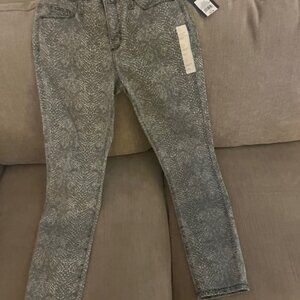 Animal Print Skinny Pant Size 6